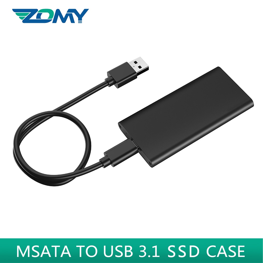 ZOMY mSATA to USB 3.1 C Ÿ SSD ̽, ˷̴ ..